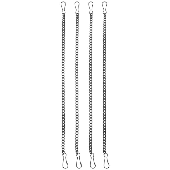 WORGEOUS 4PCS Hanging Chains with Hooks Chain to Hanging Planter Bird Feeders Lanterns Wind Chime Ornaments Christmas Wreath 25cm