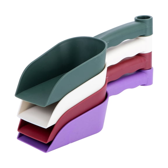 WORGEOUS 4PCS Plastic Gardening Shovel Garden Family Soil Shovel Small Cat Shovel(S)