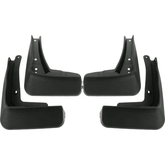 WORGEOUS 4Pcs Universal Car Mud Flaps Palstic Mudguard Splash Guards Mudguard For Mud Flaps Guards Splash Front Or Black