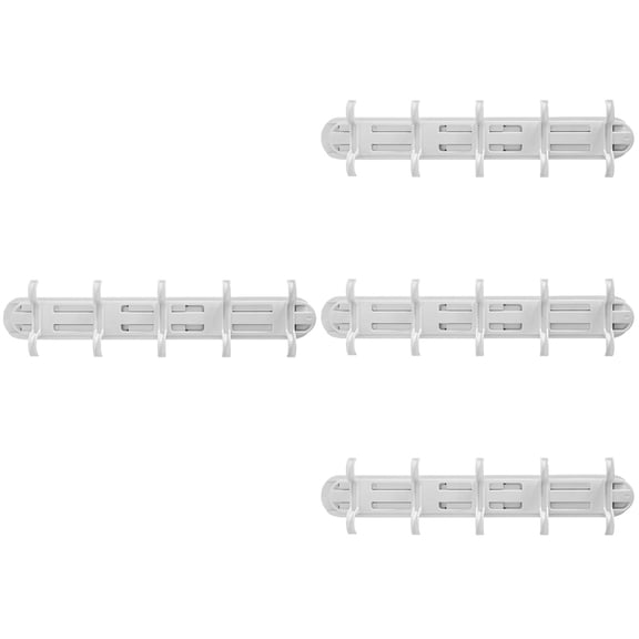 WORGEOUS 4pcs Adhesive Under Cabinet Hook Utensil Hanger Kitchen Mug Hanger Clothes Hanger