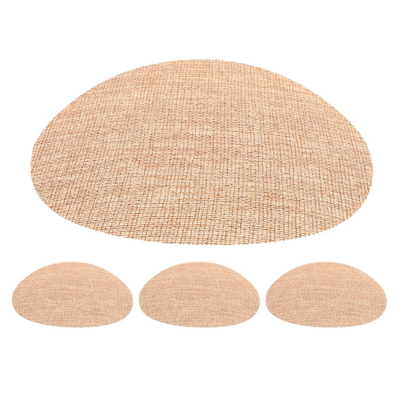 WORGEOUS 4pcs Anti-Dazzling Ceiling Light Diffusers Dazzling Proof Round Fabric Lampshade Covers Replacements for Ceiling Lamp Accessories