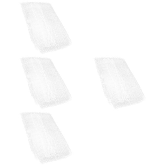 Mobutofu White Balloon Drop Netting PP Material for Event Celebrations 4Pcs