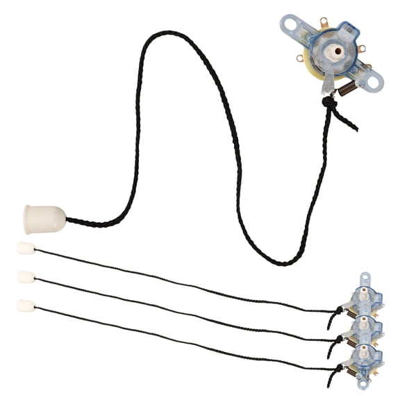 WORGEOUS 4pcs Ceiling Fan Switch Pull Chain Switch Cord Switch For Fan Speed Control Switch