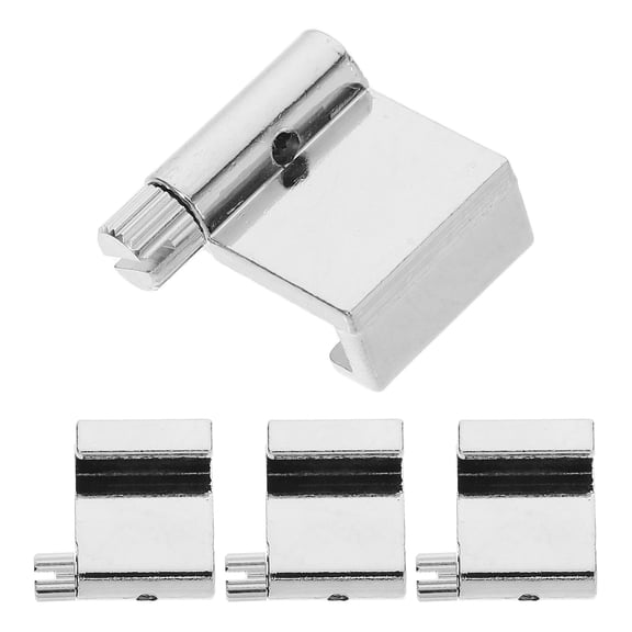 ADDHAT Small Hooks Zinc Alloy Silver For Home Decor 4Pcs