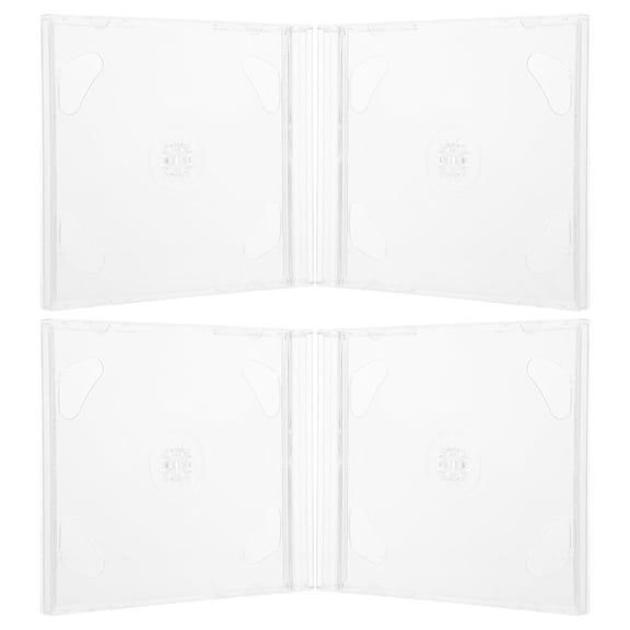 ADDHAT Dvd Storage Cd Storage Case Protection Polystyrene 4Pcs