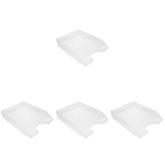 WORGEOUS 4pcs Document File Desktop Organizer Tabletop Storage Holder for Office Home