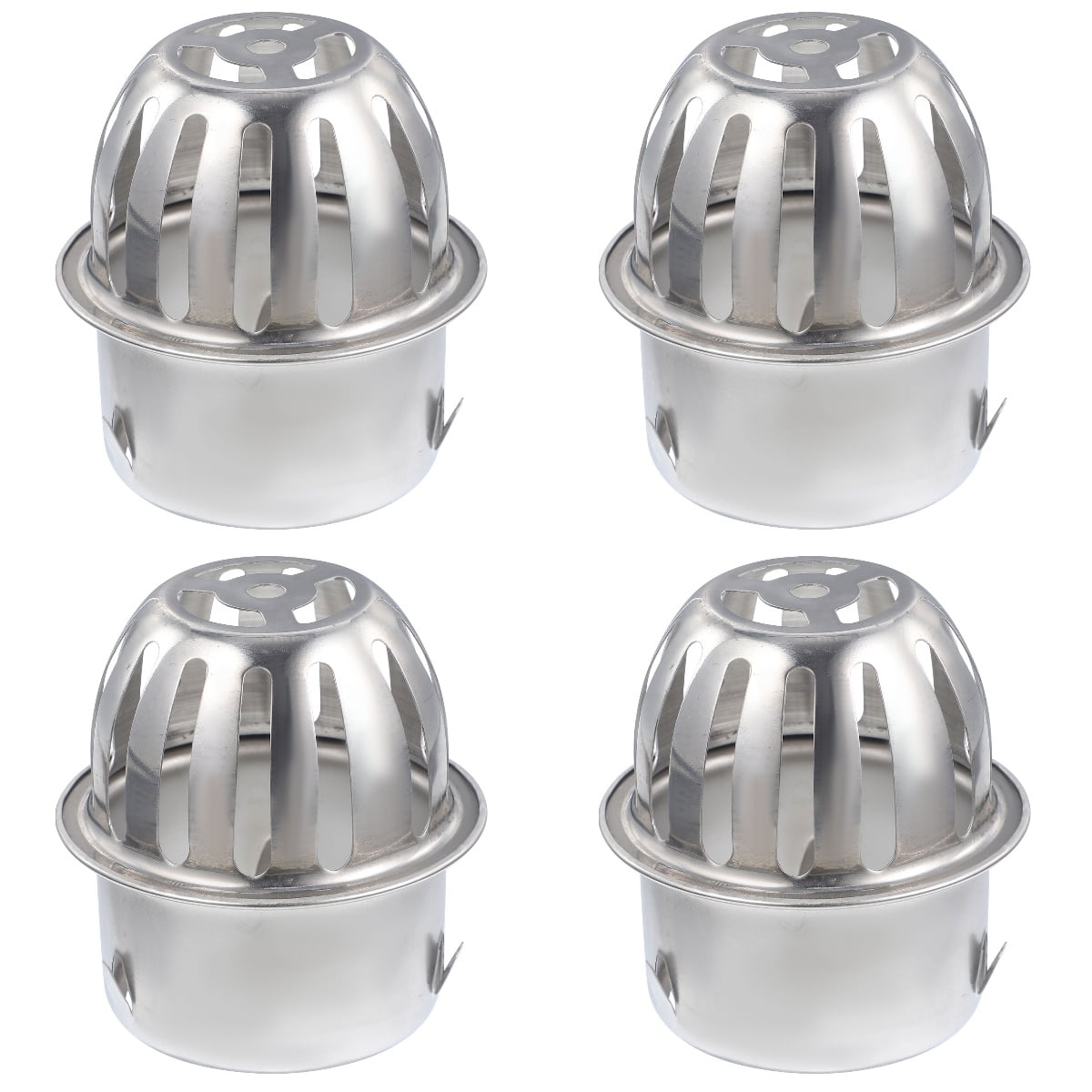 WORGEOUS 4pcs Downspout Drain Gutter Guard Downspout Filter Stainless ...