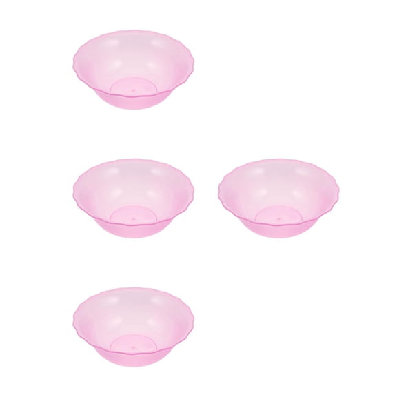 WORGEOUS 4pcs Facial Washing Container Plastic Thicken Wash Basin Clear Tub Basin Plastic Beauty Salon Basin Face Washing Basin Beauty Salon Supply