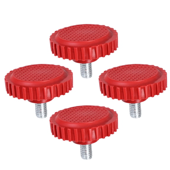 WORGEOUS 4-Piece Heavy Duty Electronic Scale Foot Mats with Screw-In Supports, Non-Slip Plastic Base for Stable Kitchen Scale Support