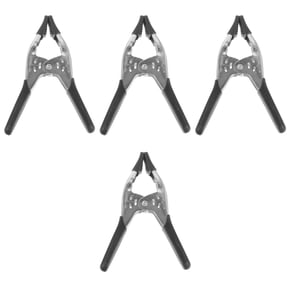 WORGEOUS 4-Pack Heavy Duty Metal Spring Clamps with Strong Grip for Woodworking, Crafts, Projects, and Home Use