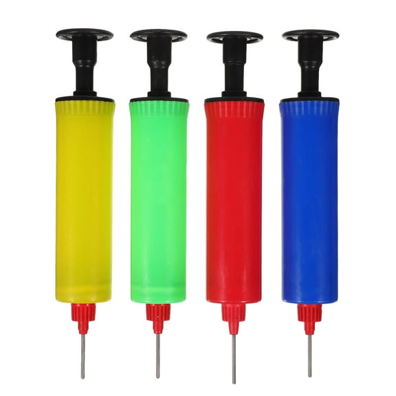 WORGEOUS 4pcs Mini Portable Hand Pump For Volleyball Basketball Soccer Air Pump For Sports Balls For Outdoor Sports Travel Quick Inflation Needs