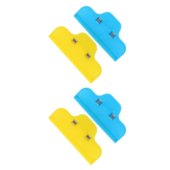 WORGEOUS 4pcs Plastic File Binder Clips for Drawing Board and Painting Board