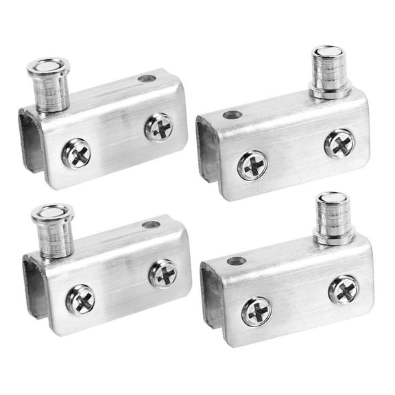 WORGEOUS 4pcs Practical Glass Door Hinge Professional Shower Door Pivot Hinges Glass Shower Door Hinge
