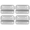 thumbnail image 1 of WORGEOUS 4pcs Stainless Steel Recessed Pull Handles For Drawers And Cabinets Removable Handle Heavy Duty Handle Recessed Handle Pull Cart Handle, 1 of 8
