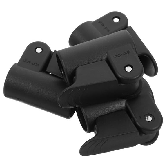 WORGEOUS 4pcs Tent Pole Connector Plastic Fittings Outdoor Pole Adapters Tent Replacement part Canopy Replacement Parts Sturdy Tent Rod Connectors (22mm to 25mm)