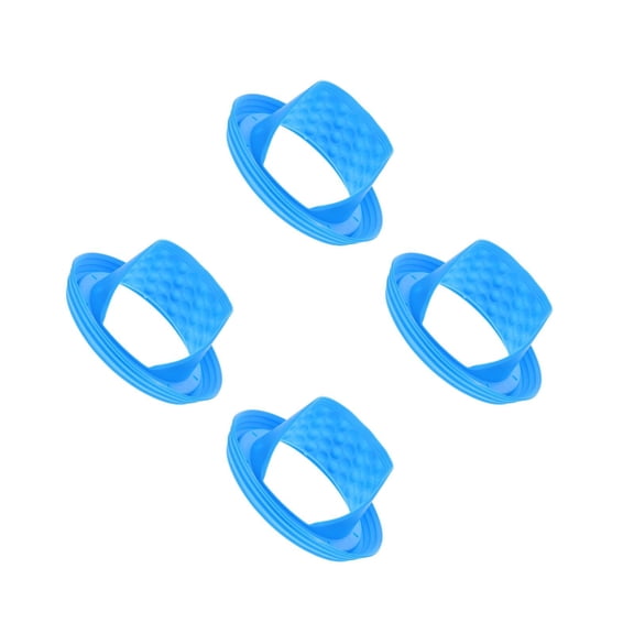 WORGEOUS 4pcs Waterproof Silicone Car 6.5 Inch Speaker Rain Shield Weatherproof Speaker Baffle Spacer Ring Car Door Speaker Rain Shield Cover