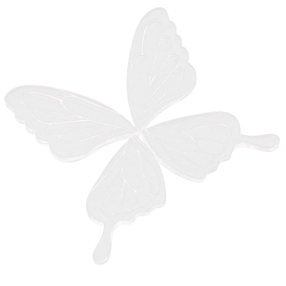 WORGEOUS 4pcs Wire Inlay Template Clear Acrylic Wire Inlay Stencil Filigree Template Hair Accessory Diy Tool
