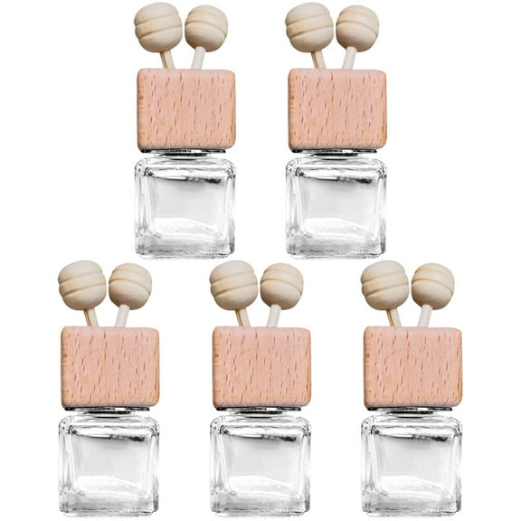 WORGEOUS  5 Pcs Air Outlet Perfume Bottle Car Vent Automotive Aromatherapy Diffuser
