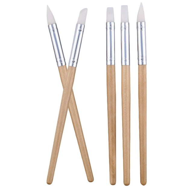 WORGEOUS  5 Pcs Clay Scoring Tool Glaze Pottery Tools Student