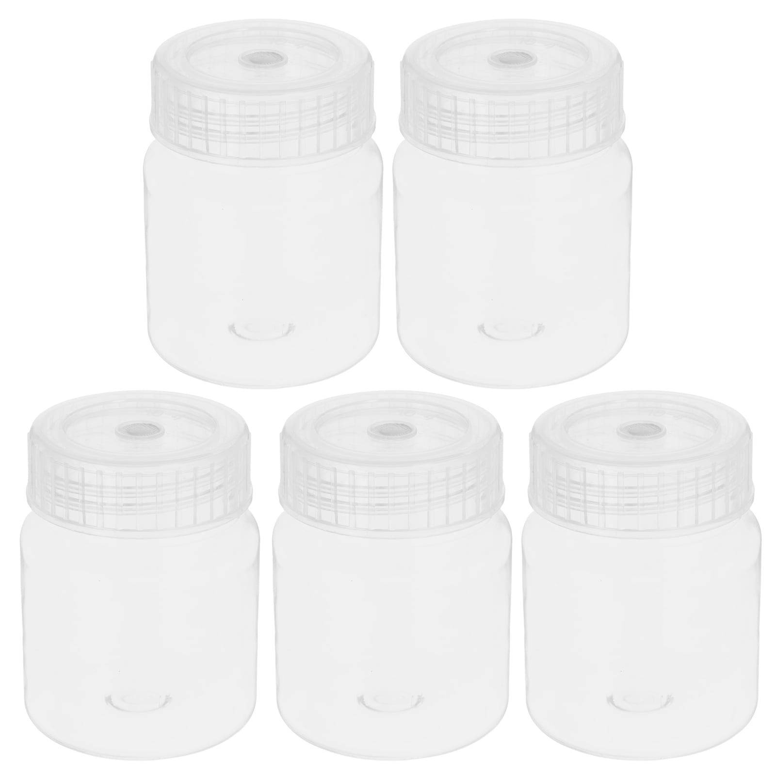 WORGEOUS 5-Piece Empty Bottles Container Set for Travel, Lotion, Tissue, and Culture Storage