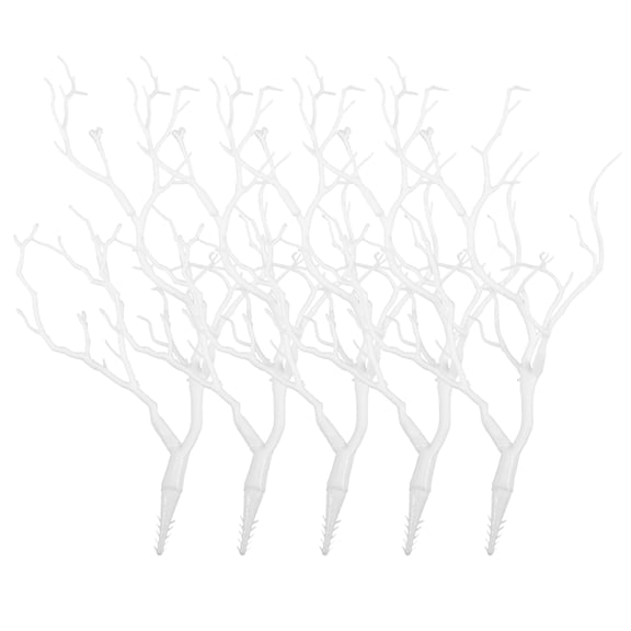 WORGEOUS 5 Pcs Artificial Olive Tree Branches Party Decorations Simulation Supplies