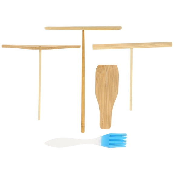 WORGEOUS 5-Piece Maker Set with Spreader Tools for Pancakes, Crepes, and Handmade Flatbreads