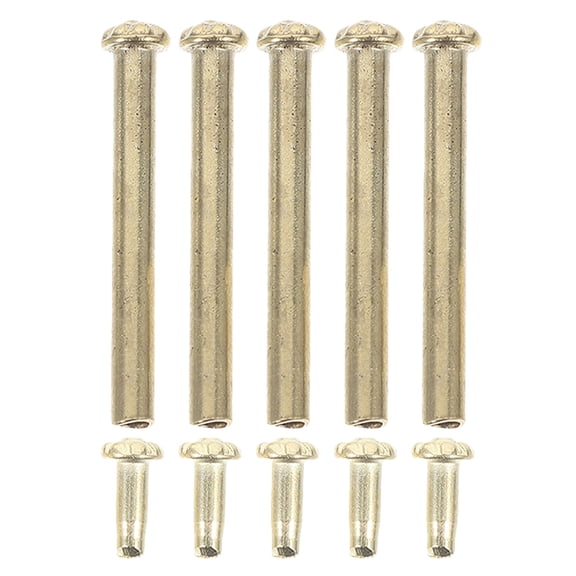 WORGEOUS 5 Set Shaft Metal Rivets Replacement Hardware Kit Fan Repair Accessories Set Maintenance Fan Repair Kit