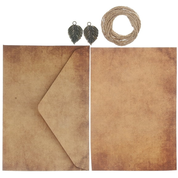 GETAJGHSD 5Sets Lightweight Kraft Paper Envelope for Writing Papers Cover Small and