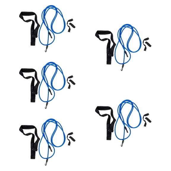 WORGEOUS 5 Sets Swim Resistance Band Kit Swim Training Belt Static Swimming Belt Static Swimming Equipment