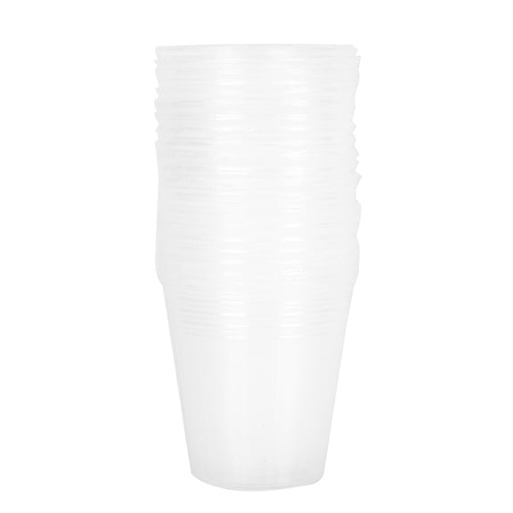 Mobutofu 50-Pack Small Plastic Plant Cups for Vegetables, 3.14 x 3.14 x 2.08 Inches, Perfect for Gardeners and Farmers