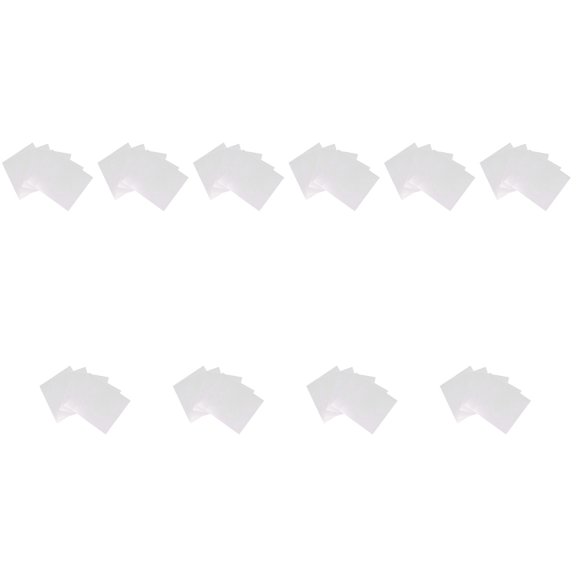 WORGEOUS 50 pcs Blank Transparent Stencil DIY Square Template Blank Stencil Material for Home Shop