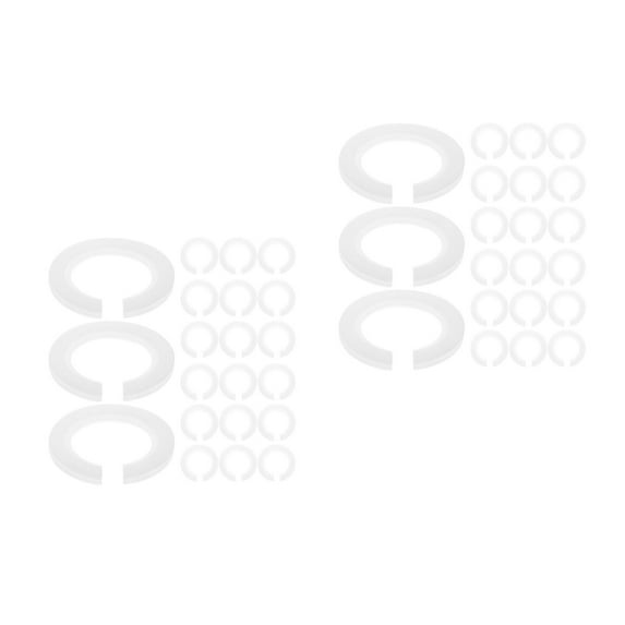 Simarro E27 naar E14 Adapter, 4 Stuks Converter Ring 42 mm naar 29 mm, Ter Ondersteuning van de Lampenkap met Duplex Ring Fitting E27