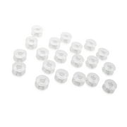 Mobutofu 50Pcs Plastic Bobbins for Sewing Machines Transparent Design Fits Various Brands