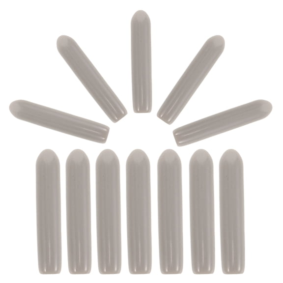 HINTRMENT Dishwasher Rack Tip Protectors Grey Soft Rubber Durable 50Pcs
