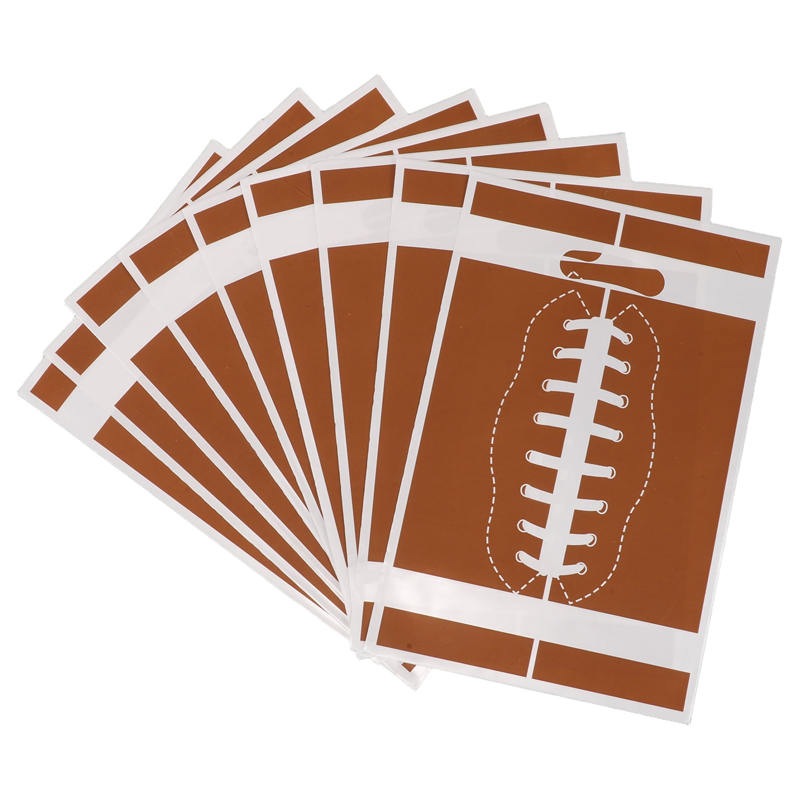 WORGEOUS 50pcs Soccer Party Bags Candy Pouches Soccer Party Favor Bags For Birthday Party And Sports Theme Party Bags For Team Treats And Goodie Bags