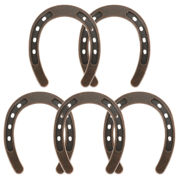 WORGEOUS 5Pcs Good Horseshoe Wedding Favors Rustic Horseshoe Gifts for Vintage Wedding Birthday Party