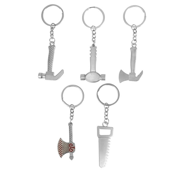 BRIGHTFUFU Outdoor Tools Keychain Pendant Cute For Day 5Pcs 4.1X1X0.1In
