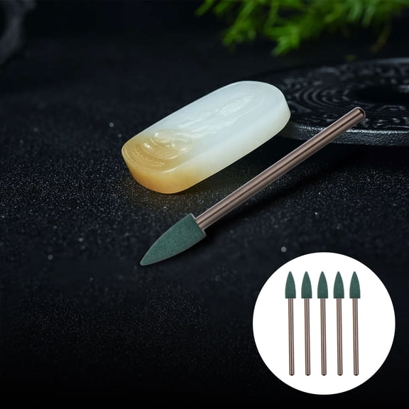 BESTYASH Polishing Bits Set, Assorted Color, Silicon Rubber, Efficient Metal Rust Removal, 5Pcs