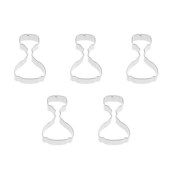 WORGEOUS 5pcs Cookie Cutters Trophy Biscuit Cutters Football Cup Stainless Steel Dumpling Cutters Cake Pastry Cutters Cake Cookie Cutters Molds