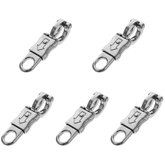 WORGEOUS 5pcs Quick Release Hook Snap 102mm Quick Release Secure Lock Horse Buckle