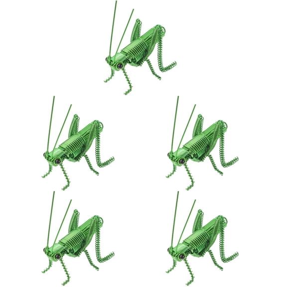 WORGEOUS 5pcs Imitation Home Decor Grasshopper Model Educational Model Grasshopper Cognitive Model