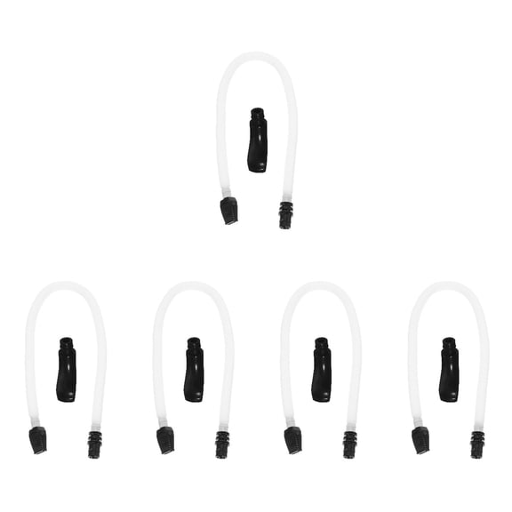 FUEENIRVA Tablzone Long Plastic Melodica Replacement Tube Multicolor for Musical Instruments 5Pcs