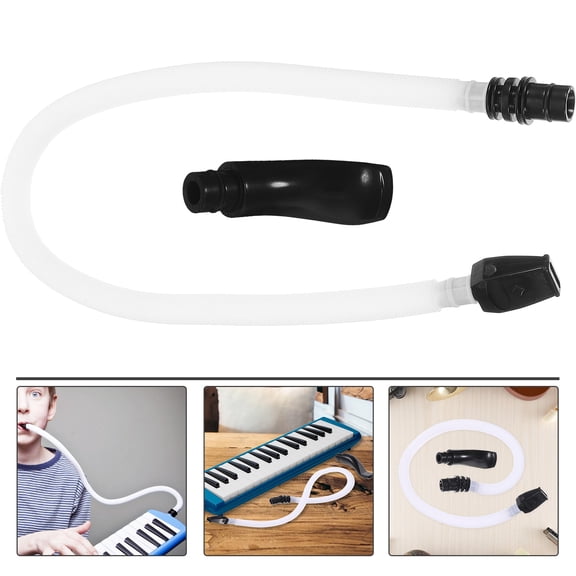 FUEENIRVA Tablzone Long Plastic Melodica Replacement Tube Multicolor for Musical Instruments 5Pcs