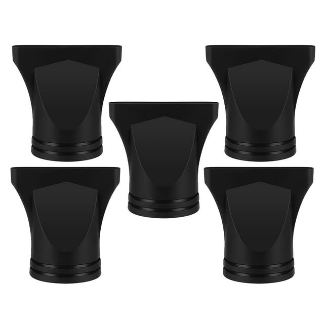 WORGEOUS 5pcs Plastic Hair Dryer Diffuser Nozzle Attachments Universal Fit for Most Hair Dryers Narrow Concentrator Attachments Hairdryer Accessories
