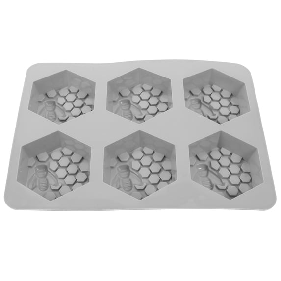 WORGEOUS 6 Cavities Soap Making Kit Cupcake Time-saving Mold Impermeable