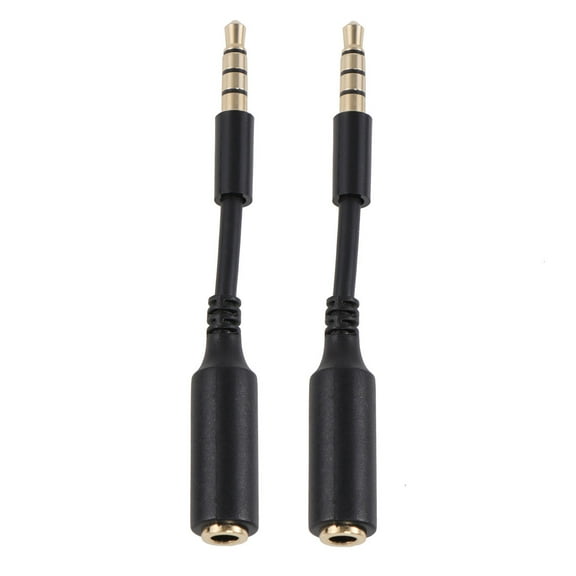 WORGEOUS 6 PCS 3.5mm Stereo Audio Male to Female Extension Cables Earphone Extension Lines for Phone Tablet Media Player