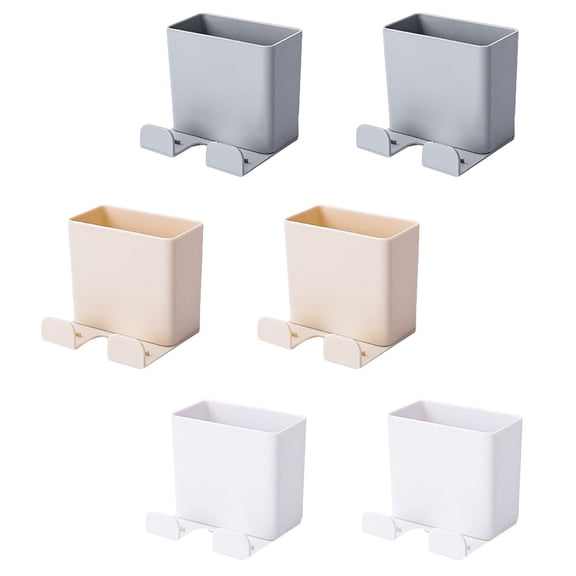 WORGEOUS  6 PCS Cellphone Charging Racks Shelf Organizer Wall Storage Case Office