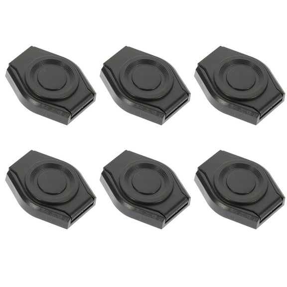 WORGEOUS 6 Pcs Camera Privacy Cover Laptop Webcam Accessory 2.7X2.2CM Black