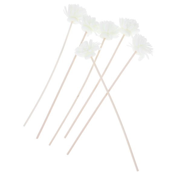 WORGEOUS 6 Pcs Flower Rattan Breathable Patella Strap Plant Suite Project Fake Flowers Beige
