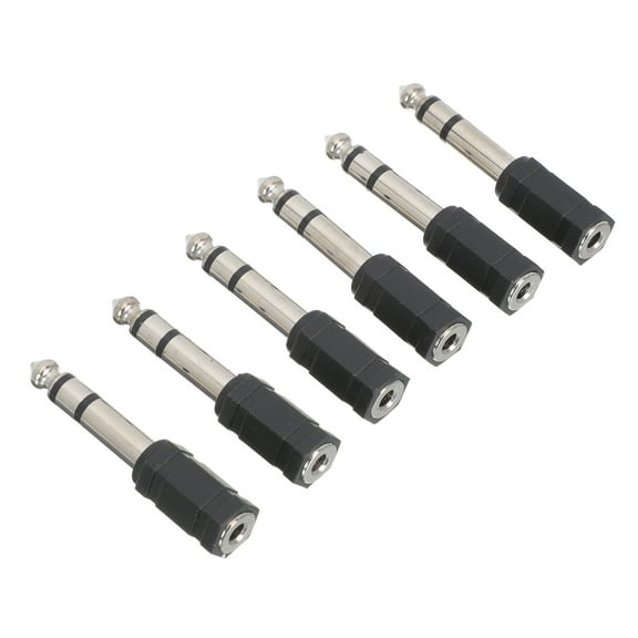 WORGEOUS 6 Pcs Microphone Connector Converter Audio Adapter Portable